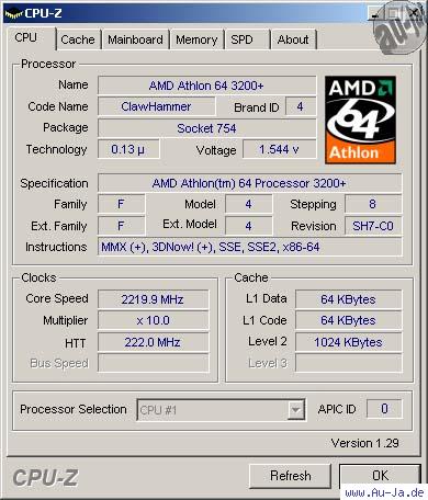 1Go RAM Mémoire AsRock K8NF4G-SATA2 R2.0 (PC3200 - Non-ECC